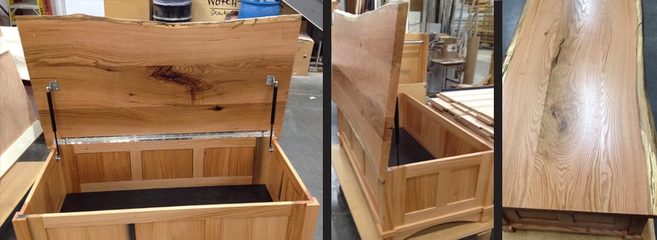 Urban Reclaimed Wood Storage Bench