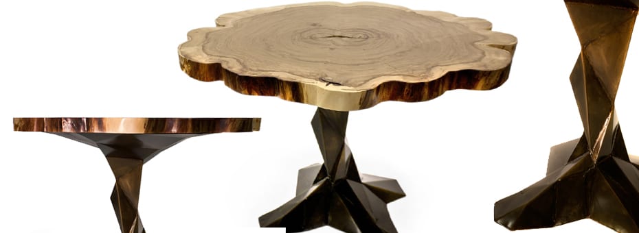Live Edge Urban Wood End Table
