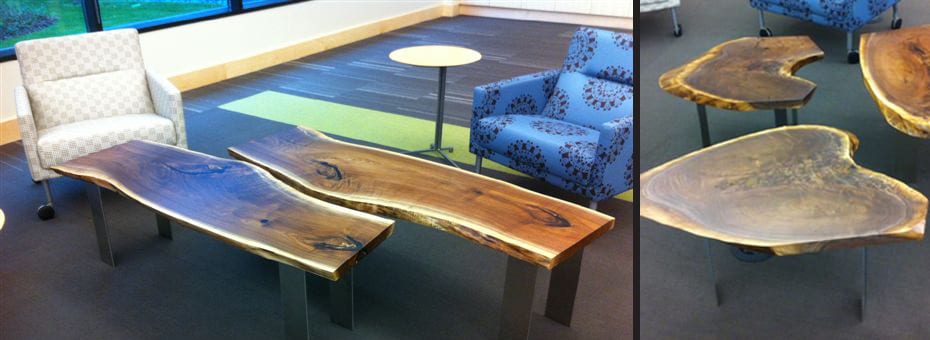 Urban Wood Coffee Tables - United Health Group - Minneapolis