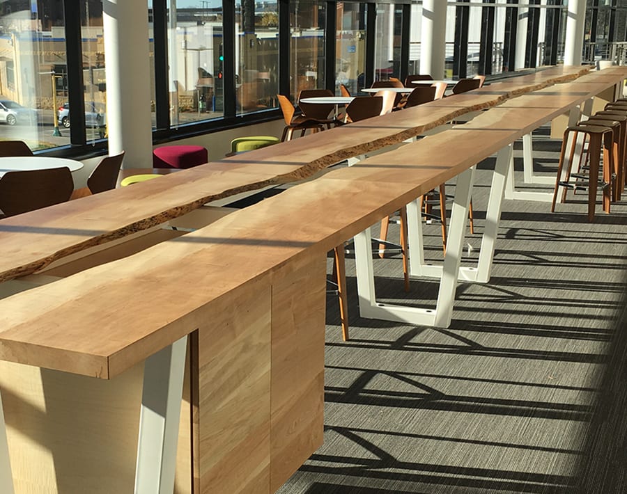 Reclaimed Live Edge Conference Table - Be The Match Reclaimed Live Edge Conference Table - Be The Match