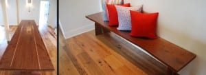 Walnut Table and Bench Wood From the Hood