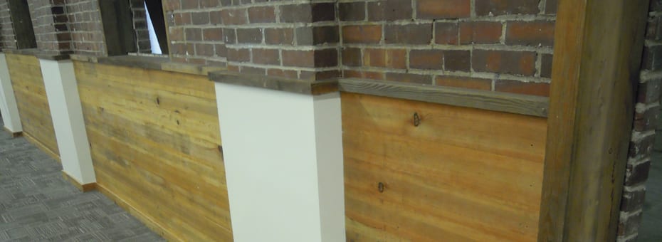 Urban Wood Wall Paneling - Hiawatha Maintenance - Minneapolis
