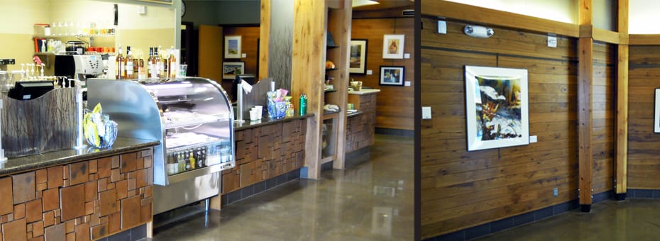 Urban Reclaimed Wood Wall Paneling - Three Rivers Park District - Minneapolis