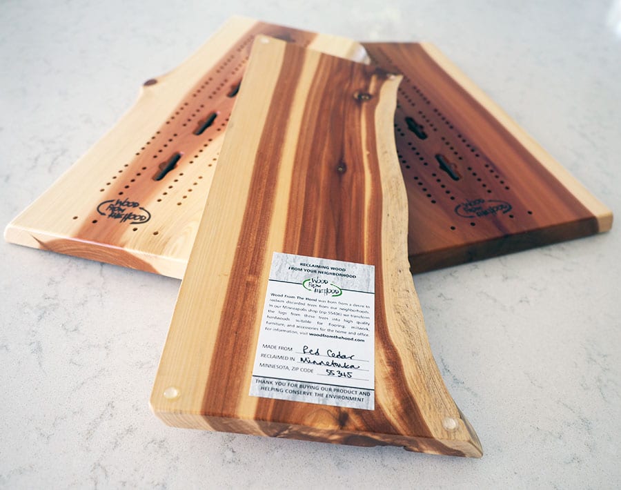 Cribbage Board Live Edge Red Cedar Wood From the Hood Cribbage Board Live Edge Red Cedar Wood From the Hood
