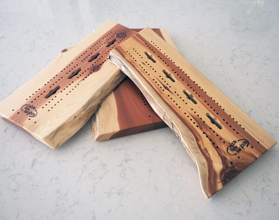 Cribbage Live Edge Natural Wood From the Hood Cribbage Live Edge Natural Wood From the Hood