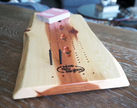 Cribbage Live Edge Natural Wood From the Hood Cribbage Live Edge Natural Wood From the Hood