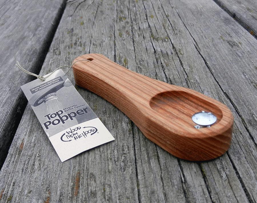 toppopAmericanElmweb Bottle Opener Wood From The Hood