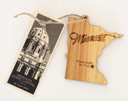 Minnesota Ornament St. Paul Minneapolis Minnesota Ornament St. Paul Minneapolis
