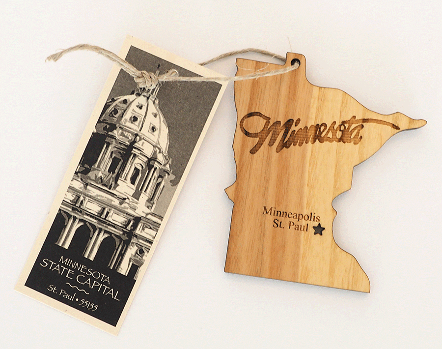 Minnesota Ornament St. Paul Minneapolis