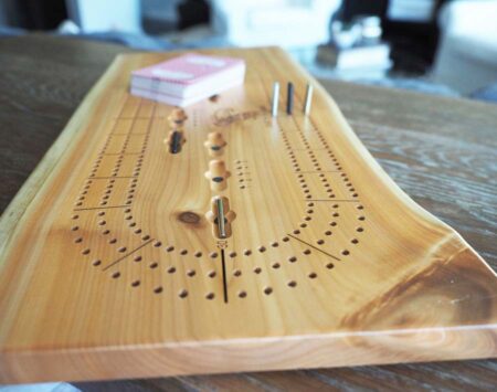 Live Edge Cribbage Board White Cedar Reclaimed Urban Wood From the Hood Minneapolis Live Edge Cribbage Board White Cedar Reclaimed Urban Wood From the Hood Minneapolis