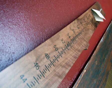 Growth Chart - Black Walnut - Finished