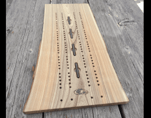 Hand Made Cribbage Board Red Cedar Wood From the Hood