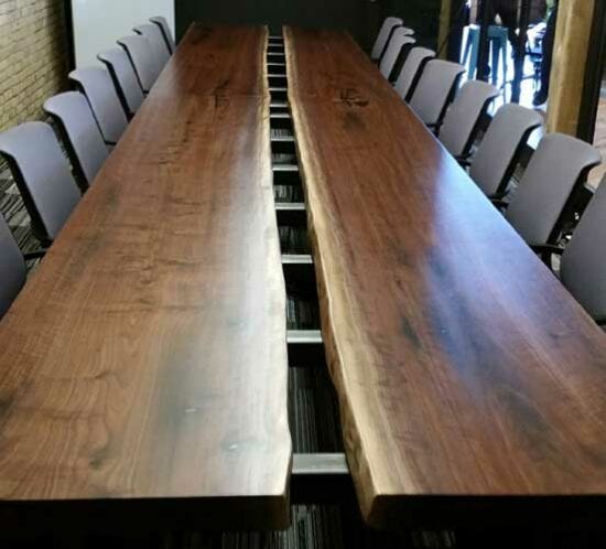 Video, Inc. - Live Edge Conference Table