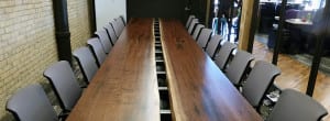 Urban Wood Live Edge Conference Table - Office Workplace Furniture - Vidco Inc.