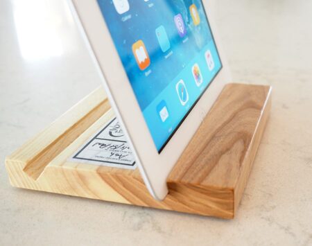 Tablet Holder - 2 Angled - Ash