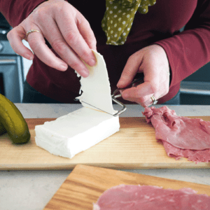 Pickle Rollups Slice Cream Cheese