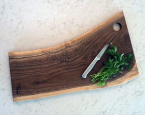 Natural Edge Cutting Boards - Black Walnut