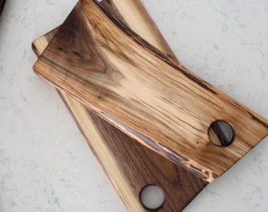 Natural Edge Cutting Boards - Black Walnut