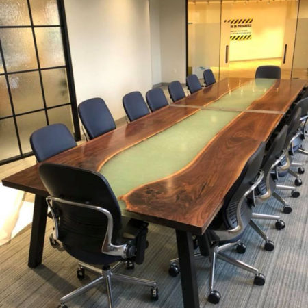 Reclaimed Wood Table | Black Walnut River Table | Wood From The Hood | Minneapolis Reclaimed Wood Table | Black Walnut River Table | Wood From The Hood | Minneapolis