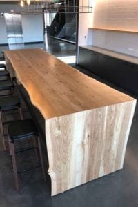 Live Edge Bar Table | Custom Wood Furniture | Wood From The Hood | Minneapolis | Land O' Lakes