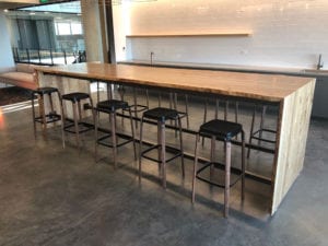 Live Edge Bar Table | Custom Wood Furniture | Wood From The Hood | Minneapolis | Land O' Lakes
