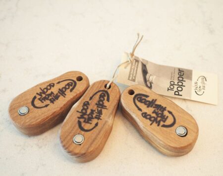 catpopper4 Top Popper "Mini" Bottle Opener - Catalpa