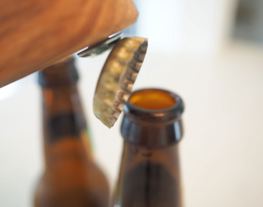 wopopper2 Top Popper "Mini" Bottle Opener - White Oak