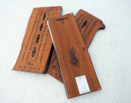 Wooden Cribbage Board Large Live Edge Roasted Ash Wood From the Hood Wooden Cribbage Board Large Live Edge Roasted Ash Wood From the Hood