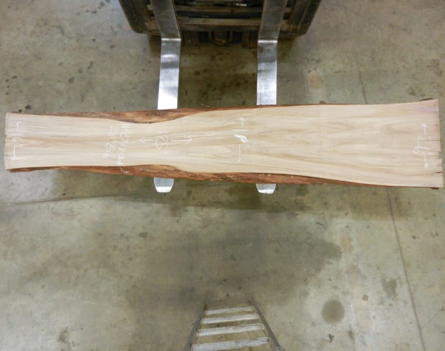 American Elm Live Edge Slab Wood From the Hood Minneapolis