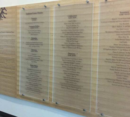 Commercial Interior Signage Display – Hamline University