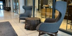 Natural Edge Elm Stump Table | Wood Furniture | Wood From The Hood | HGA Architects Engineers