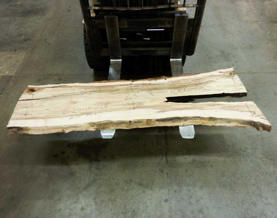 Sugar Maple Natural Edge Slab #6-25-19-01 (100" x 29" x 2.375") Sugar Maple Natural Edge Slab #6-25-19-01 (100" x 29" x 2.375")