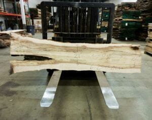 Sugar Maple Natural Edge Slab #6-25-19-04 (99" x 25" x 2.25")