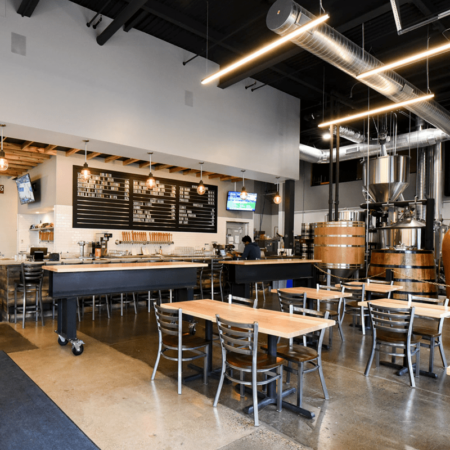 Wood Brewpub Tables | Wood From the Hood | ONE Fermentary Taproom | Minneapolis Wood Brewpub Tables | Wood From the Hood | ONE Fermentary Taproom | Minneapolis