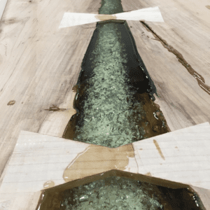 Wood Table Maker Inspiration - Live Edge River Tables with Epoxy Resin