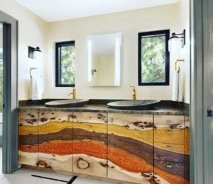 Wood From The Hood Vanity Otogawa-Anschel Design+Build