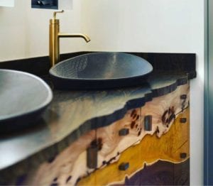 Wood From The Hood Vanity Otogawa-Anschel Design+Build