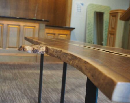Live-Edge Console Table - Wood From The Hood