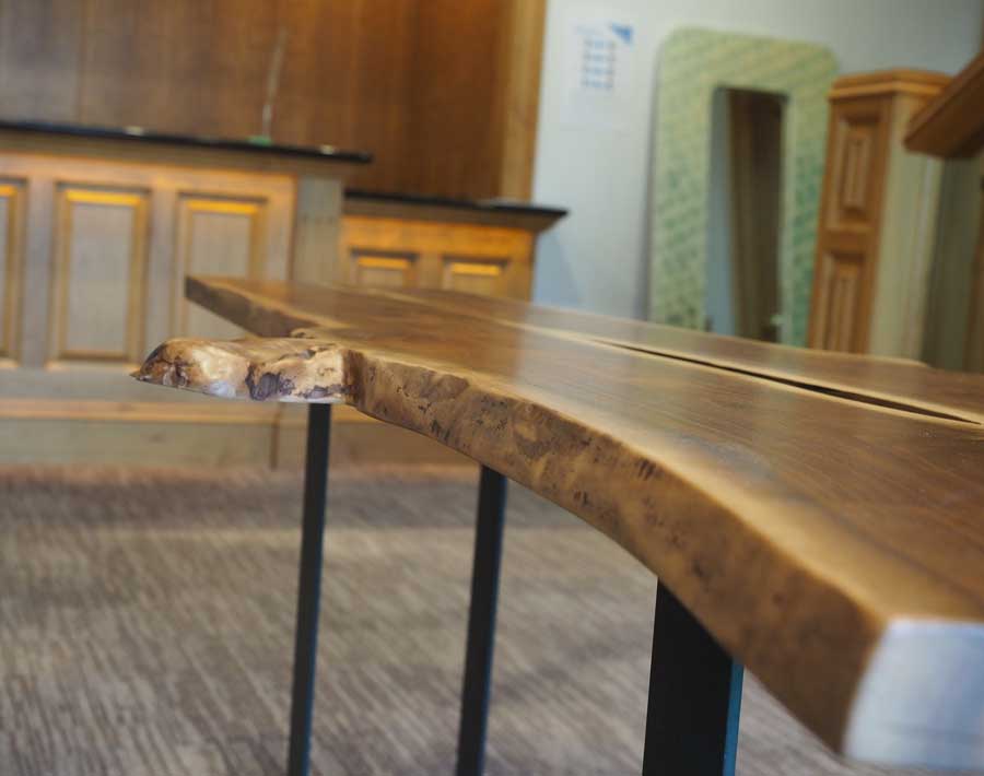 Live-Edge Console Table - Wood From The Hood