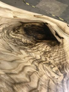 Live Edge Hackberry Table