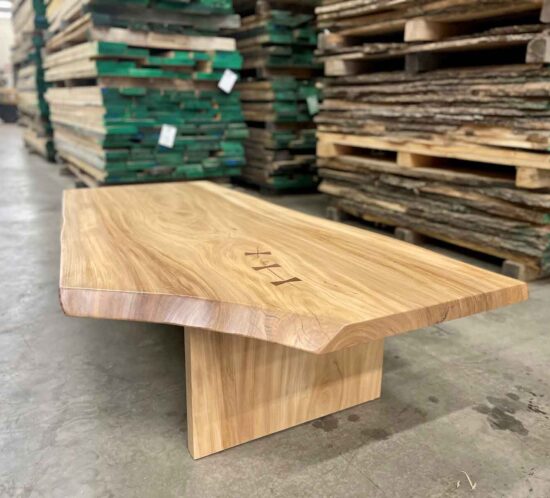 Free-Flowing Organic Elm Coffee Table