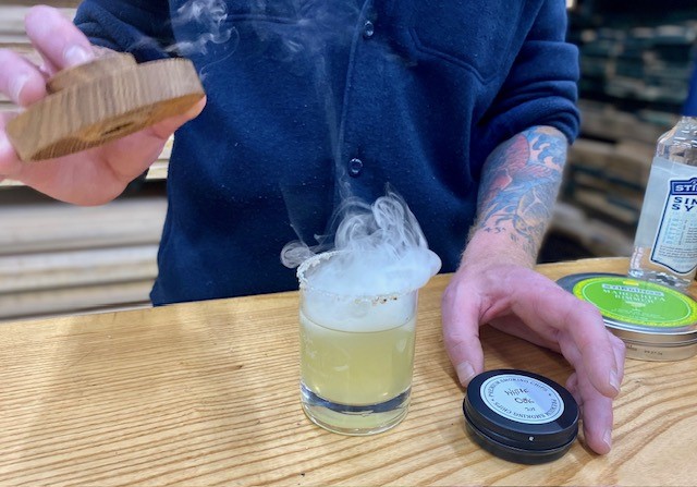 smoke billowing out marg