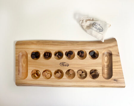 Mancala Game Board - American Elm