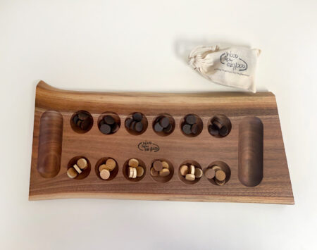 Mancala Game Board - Walnut