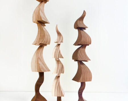 Wooden Tree – Set of 3 – Whimsical